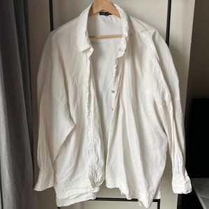 eileen fisher linen blouse